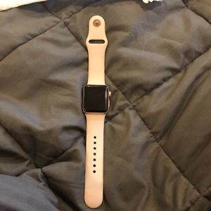 Rose gold Apple Watch